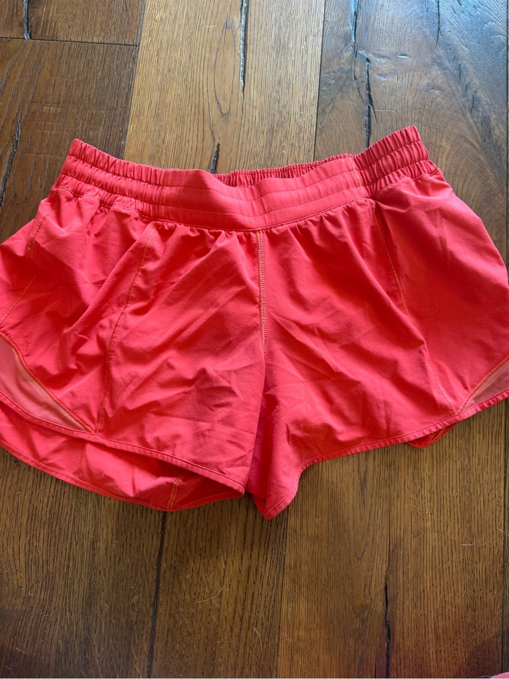 Women’s Lululemon Red Active Shorts - Lightweight Run & Gym Shorts
